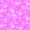 Seamless mechanical vector background pattern . Violet, pink, white color