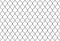 Seamless metal chain link fence. Wire vector fence pattern texture background