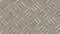 Seamless metallic diamond plate pattern surface loop. Dirty steel floor pattern texture
