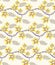 Seamless Mexican floral pattern design