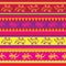 Seamless mexican lizard fabric pattern