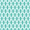 Seamless mint and white medieval diamond pattern vector