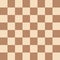 Seamless modern chess board brown and light brown pattern vector illustration.