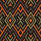 Seamless modern geometric autumn patterns