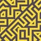 Seamless Modern Tangled Lines Pattern