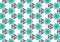 Seamless Modern Turquoise Shell Pattern