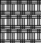 Seamless monochromatic pattern with black and white stripes with optical illusion effect