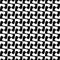 Seamless monochrome curved shape pattern design