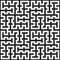 Seamless monochrome labyrinth pattern texture element