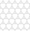 Seamless Monochrome Molecular Pattern