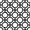 Seamless Monochrome Oriental Pattern