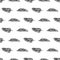 Seamless monochrome pattern of feathers-02