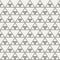 Seamless monochrome triangular ethnic pattern.