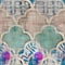 Seamless Moroccan inspired highly textured pattern for surface print