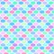Seamless mosaic multicolour pattern. Diagonal texture