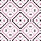 Seamless mosaic pink tile pattern over white