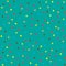 Seamless multicolor dot pattern, vector background