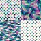 Seamless multicolor geometric pattern