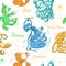 Seamless multicolored pattern, set of cute funny vintage teddy bears toys. Hand draw illustration for fabric, design