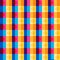 Seamless multicolored tablecloth pattern