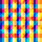 Seamless multicolored tablecloth pattern