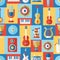 Seamless musical pattern