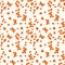 Seamless natural pattern, light background, fabric. Orange berries of sea buckthorn