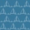 Seamless nautical rope pattern