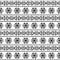 Seamless Navajo tribal black and white pattern. Ethnic vector ornament.