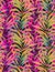 Seamless neon palm pattern