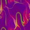 Seamless Neuron Cell. Scientific Swirled Background. Human Neuron Cell. Medical Fractal Pattern. Stylish Texture. Psychedelic