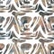 Seamless neutral tan and white distressed grungy motif surface pattern design for print