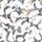 Seamless neutral and white grungy classic abstract surface pattern design for print.