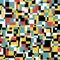 Seamless noisy pattern in retro colors. Vector art.
