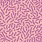 Seamless noodle simplistic abstract surface pattern improvisation