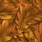 Seamless oak leafs background.