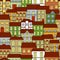 Seamless old town cityscape pattern background