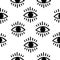Seamless open eye pattern