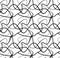 Seamless optical art pattern background vector black and white