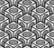 Seamless optical ornamental pattern, three-dimensional