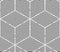 Seamless optical ornamental pattern with three-dimensional geome