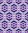 Seamless optical ornamental pattern with three-dimensional geometric figures. Intertwine colored EPS10 composition.