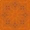 Seamless Orange Colour Texture. abstract carpet pattern, Color Geometric Batik