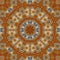 Seamless orange jewel pattern 007