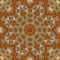 Seamless orange jewel pattern 008