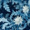 seamless organic pattern inspired by the delicate patterns formed by frost on a cold winter morning. AI Generated