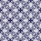 Seamless ornamental Pattern on blue - combination Colors