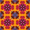 Seamless ornamental pattern in oriental style. Indian, persian, arabian, damask motifs