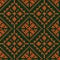 Seamless ornate knitted pattern