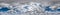 Seamless overcast blue sky hdri panorama 360 degrees angle view with zenith and beautiful clouds for use in 3d graphics as sky